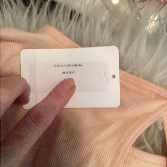 NEW! Free People take a Shelfie bodysuit in blush - Picture 3 of 7